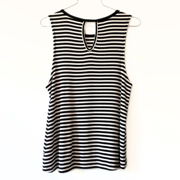 Vans Black & White Ribbed Tank Size M - Picture 5 of 7